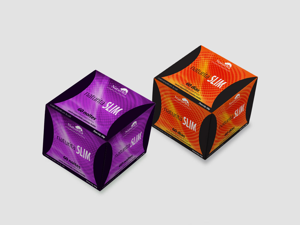 Packing design for Naturitá SLIM