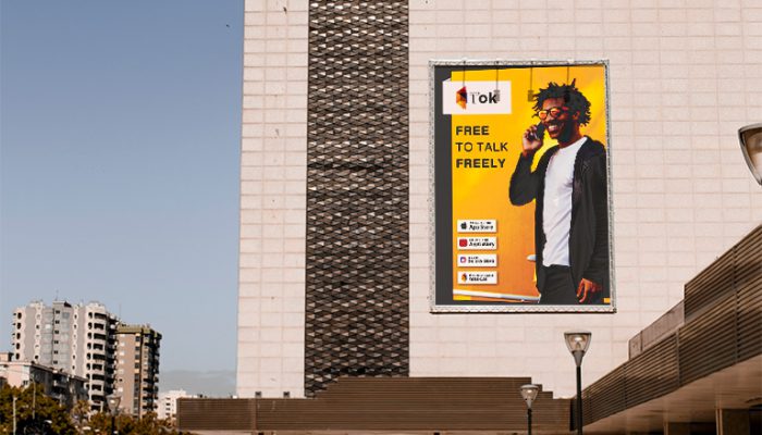 OOH billboard for Tok
