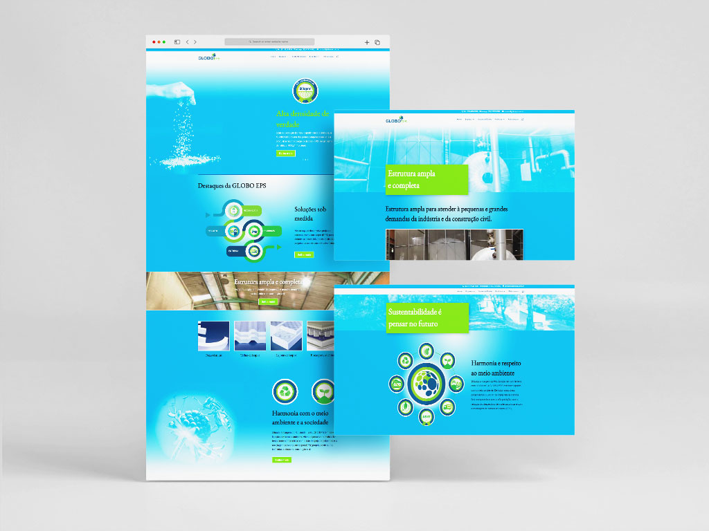 Website for Globo EPS